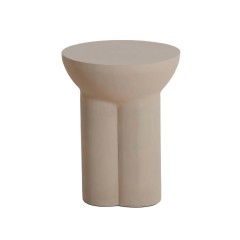 SIDE TABLE OSS METAL MATT BEIGE 